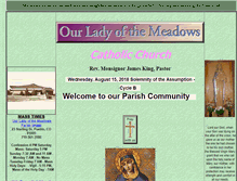 Tablet Screenshot of olm-parish.com